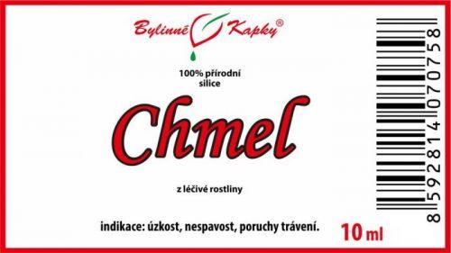 Chmel - 100 % přírodní silice - esenciální (éterický) olej 10 ml