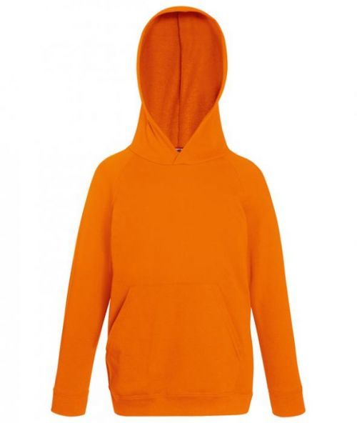 Mikina dětská Fruit of the Loom - oranžová, 152