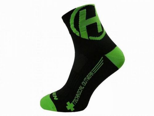 Ponožky Haven Lite Neo 2 ks - černé-zelené, 3-5