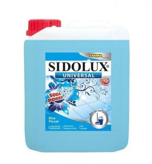 Sidolux Universal Soda Power Blue Flower - 5 L