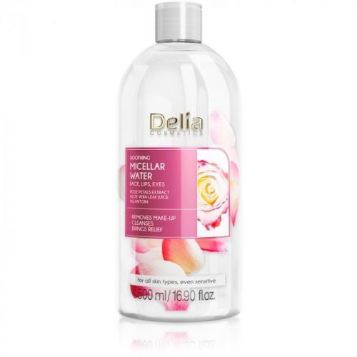 Delia Cosmetics Micellar Water Rose Petals Extract zklidňující čisticí micelární voda