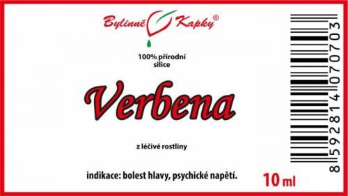 Verbena - 100 % přírodní silice - esenciální (éterický) olej 10 ml