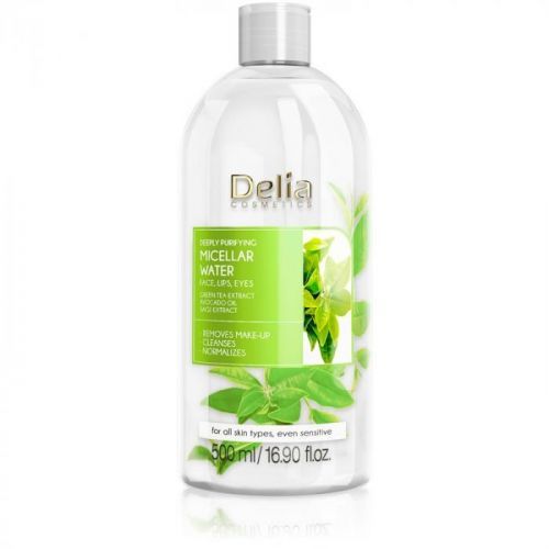 Delia Cosmetics Micellar Water Green Tea osvěžující čisticí micelární voda
