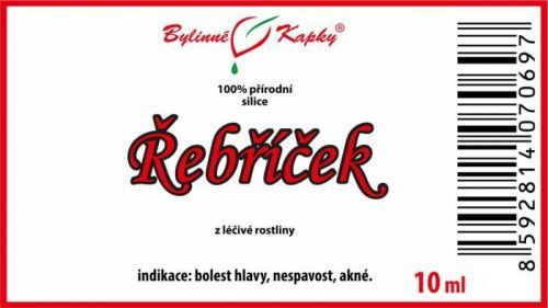 Řebříček - 100 % přírodní silice - esenciální (éterický) olej 10 ml