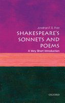 Shakespeare's Sonnets and Poems: A Very Short Introduction (Post Jonathan F. S. (Distinguished Professor of English UCLA))(Paperback)