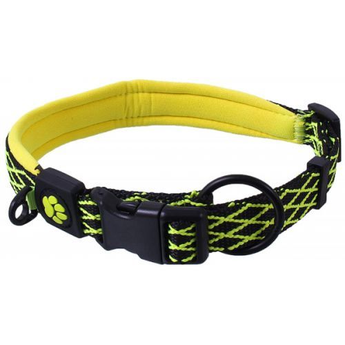 Obojek active dog mystic s limetka 1,5x39-44cm