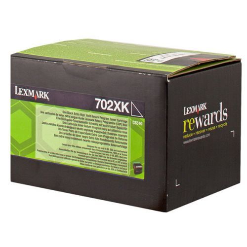 Lexmark originální toner 70C2XKE, black, 8000str., return, extra high capacity, Lexmark CS510de, CS510dte