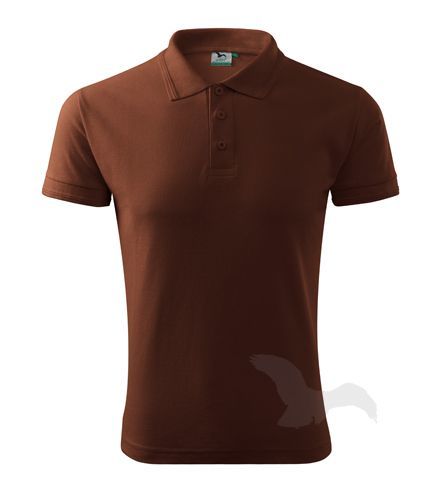 Polokošile Adler Pique Polo - hnědá, XXL