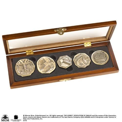 Noble Collection | The Hobbit - Dwarven Treasure Coin Set