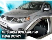 Větrné clony - ofuky oken (deflektory, plexi), MITSUBISHI OUTLANDER, 5 dveř., 04/2007->, přední + za