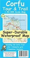Corfu Tour & Trail Super-Durable Map (Brawn David)(Sheet map)