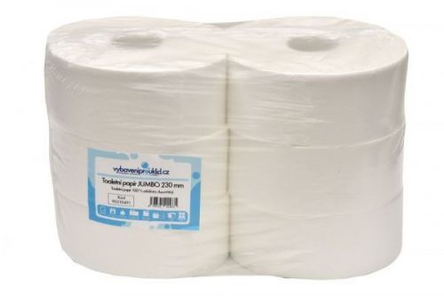 Allservices Jumbo Soft Dvouvrstvý Toaletní Papír, Průměr Role 230 Mm, Návin 185 M 6 Ks