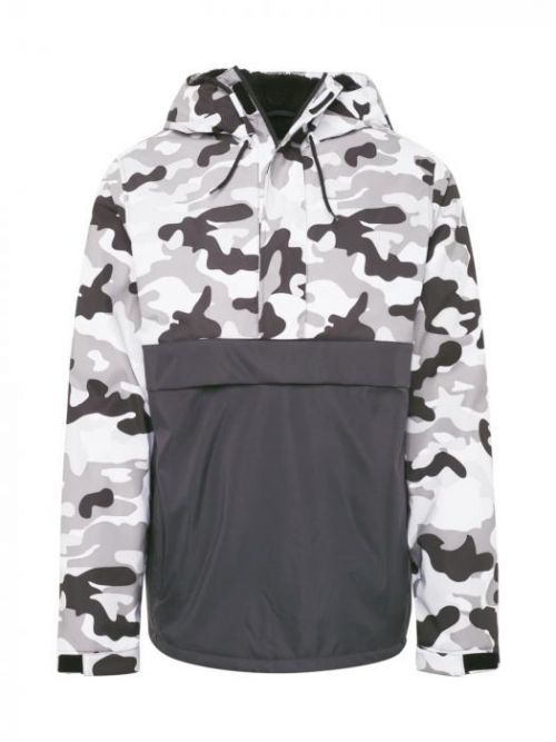 Urban Classics Přechodná bunda  černá / offwhite