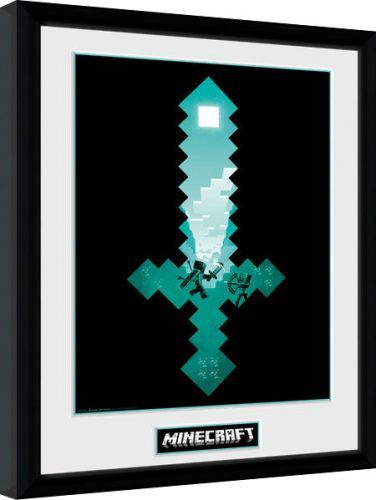 GB EYE Obraz na zeď - Minecraft - Diamond Sword