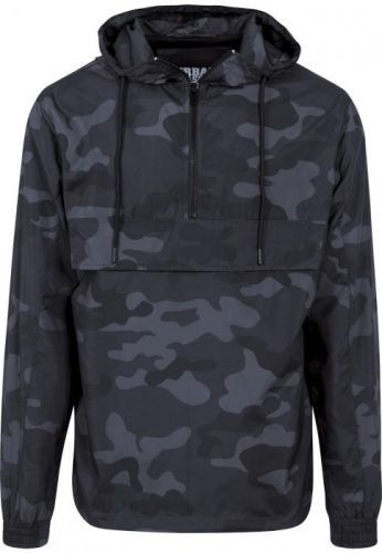 Bunda Urban Classics Pull Over Windbreaker - blackcamo, XXL