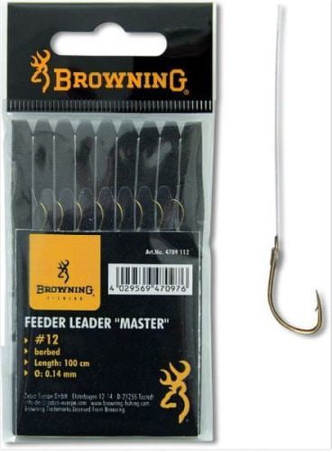 Browning Návazec Feeder Master 100cm 8ks Velikost: 14