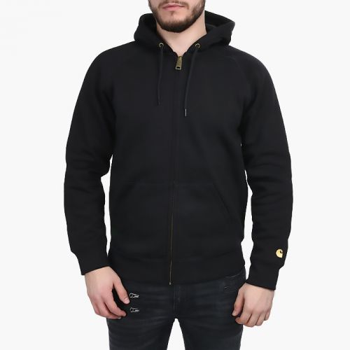 Carhartt WIP Hooded Chase Jacket Black/Gold S