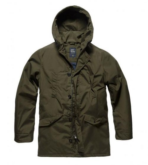 Bunda Vintage Industries Archer Parka - olivová, L
