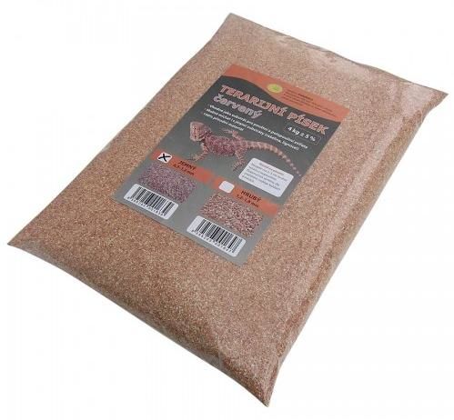 Robimaus Terarijní písek červený jemný 4kg
