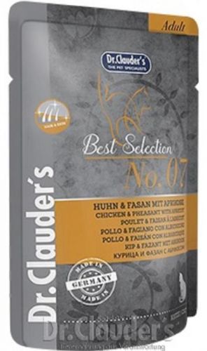 Dr.Clauder's kaps. Best Selection No.7 Huhn & Fasan mit Aprikose 85g