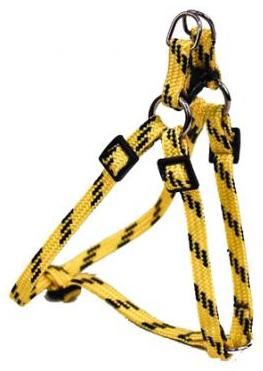 Postroj nylon žluto-černý 28-38cm