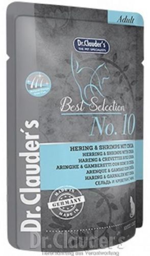 Dr.Clauder's kaps. Best Selection No.10 Hering & Shrimps mit Chia 85g