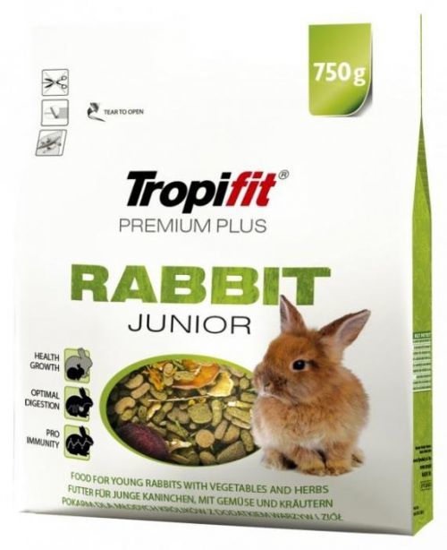Tropifit Premium Plus Rabbit Junior 750g