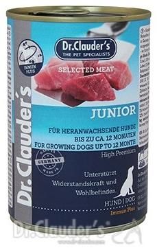 Dr.Clauder's konzerva Selected Meat Junior 400g