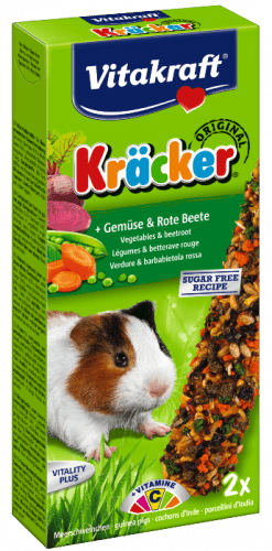 Vitakraft Kräcker Original morče zelenina & červená řepa 2ks
