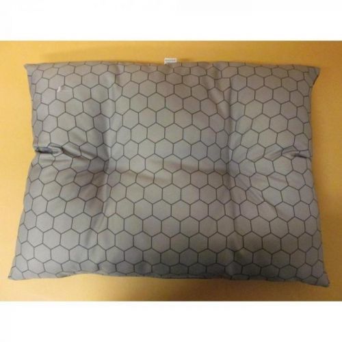 Polštář obdélník Modern šedý šestihran + tm.šedá 46×36cm