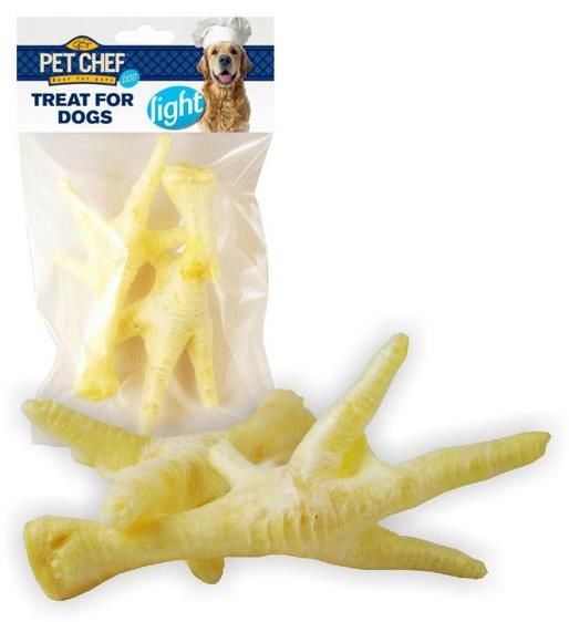 Pet Chef Dog drůbeží pařát bílý 5ks