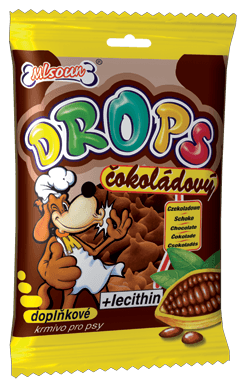 Drops čokoládový dog 75g
