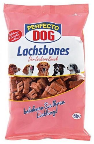 Perfecto Dog lososové kostičky 150g