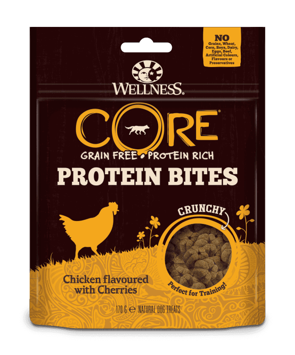 Wellness Dog Protein Bites Crunchy kuře s třešněmi 170g