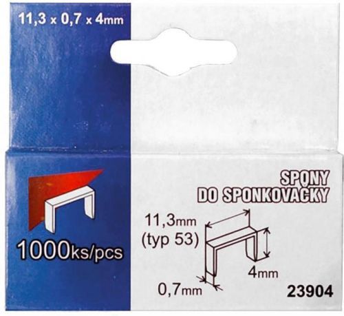 Spony box 6 mm (1000 ks/bal.)
