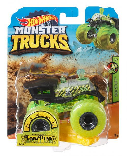 Mattel Hot Wheels Monster truck kaskadérské kousky asst