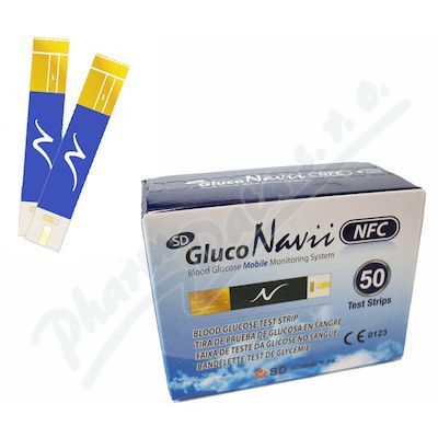 PROUŽKY DIAGNOSTICKÉ SD GLUCONAVII NFC INZULÍNOVÝ REŽIM,2X25KS PROUŽKŮ