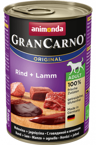 GranCarno Adult hovězí a jehně 400g