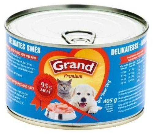 Grand Premium konzerva Delikates směs 405g