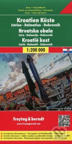 Kroatien Küste 1:200 000 -
