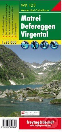 Matrei – Defereggen – Virgental, Wanderkarte 1:50 000 -