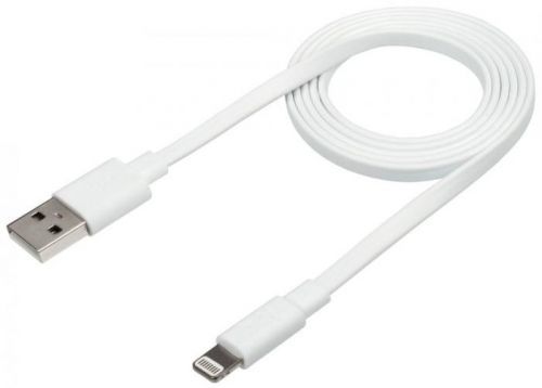 Xtorm Flat USB to Lightning Cable (3 m) CF040, bílý