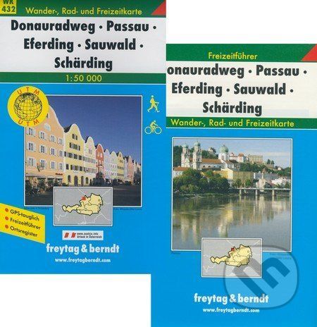 Donauradweg, Passau, Eferding, Sauwald, Schärding 1:50 000 -