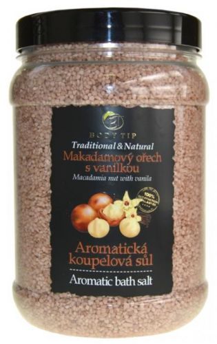 Vivaco Koupelová sůl Makadamový ořech s vanilkou BODY TIP 1500g