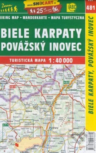 Biele Karpaty, Považský Inovec 1:40000 -