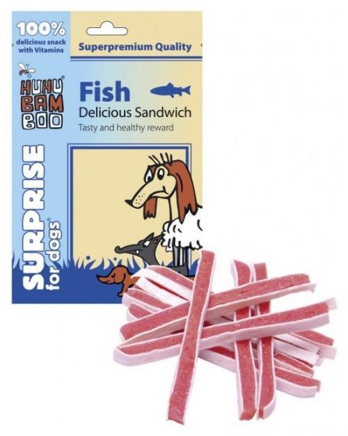 HUHU Dog Rybí sendvič 250g