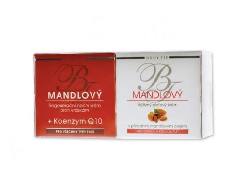 Vivaco Duopack - denní a noční pleťový krém s mandlovým olejem BODY TIP 50 ml + 50 ml