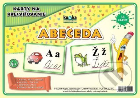 Karty na precvičovanie - abeceda - Petr Kupka