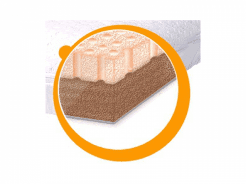 LittleUp Matrace 08 - kokos+latex, výška 10cm 120 x 60 cm