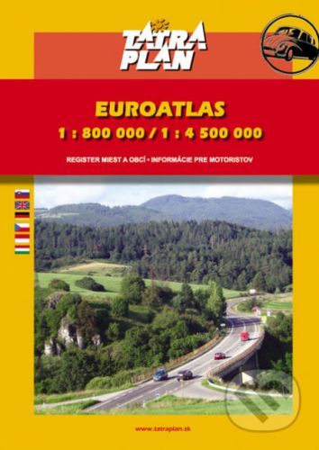 Autoatlas Európa 1:800 000 /1:4 500 000 -